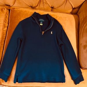 Boys Polo Ralph Lauren Quarter-Zip Interlock pullover Size 5